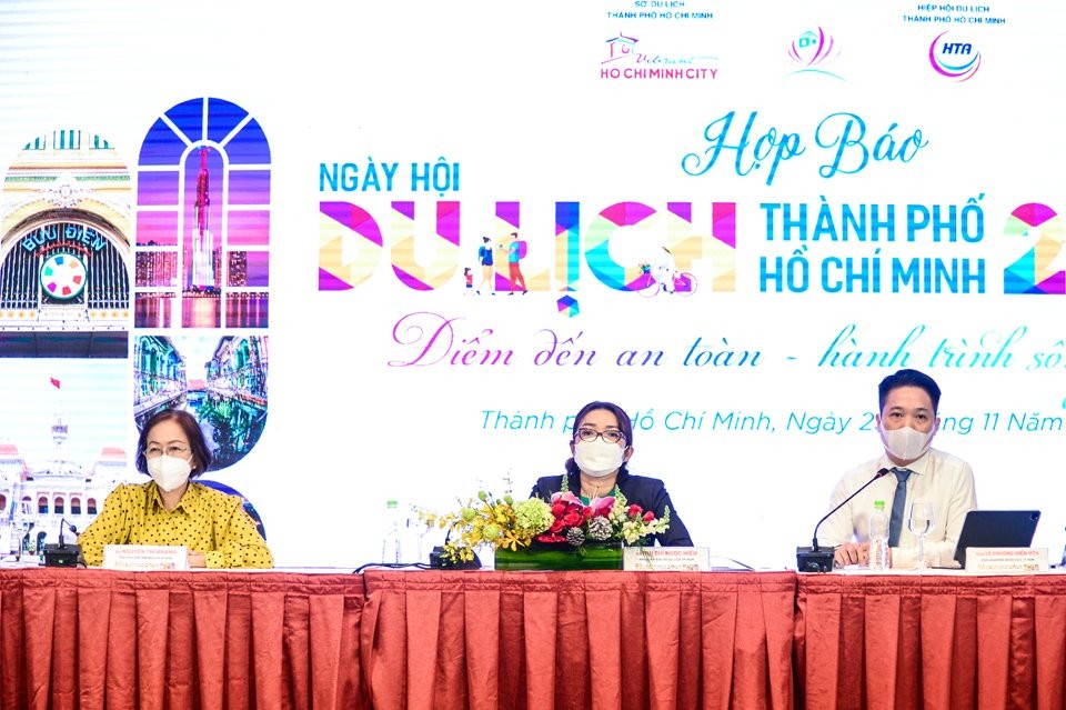 Họp báo ra mắt ngày hội du lịch TP Hồ Chí Minh với khẩu hiệu “Điểm đến an toàn – hành trình sống động”