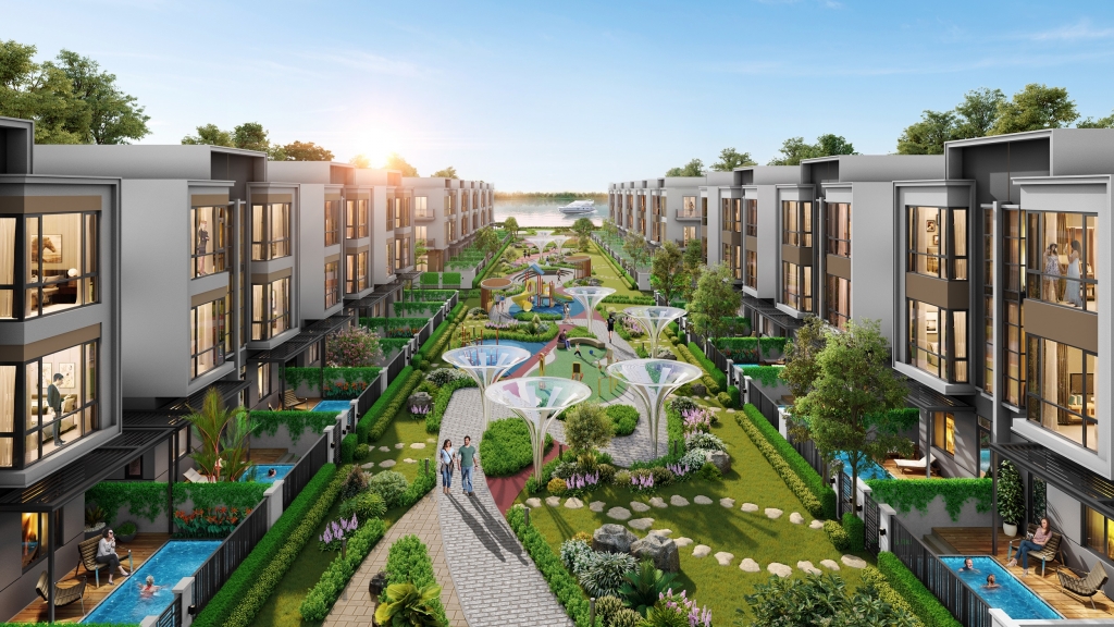 Không gian sống biệt lập, tiện nghi nhưng gần gũi thiên nhiên ngày càng được giới nhà ưa chuộng