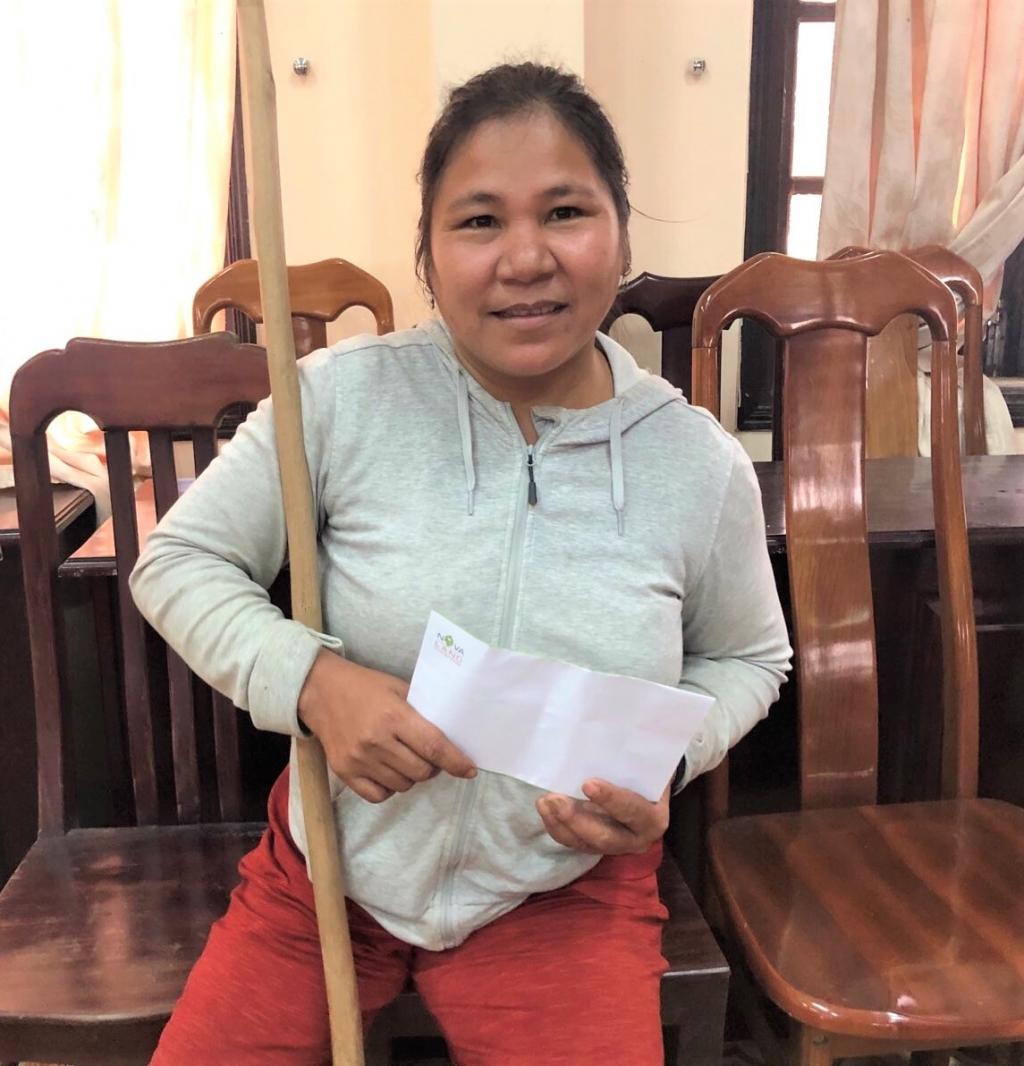 Nhận phần hỗ trợ từ Tập đoàn Novaland, cuộc sống của gia đình chị A Lăng Thị Sinh sẽ bớt đi phần nào khó khăn