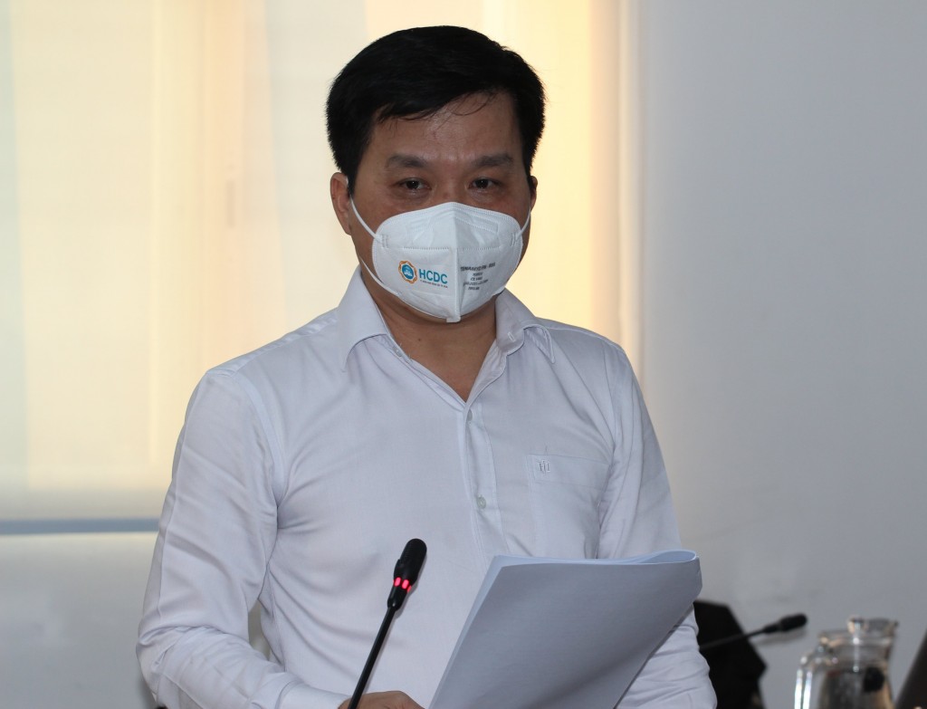 ông Nguyễn Hồng Tâm, Phó Giám đốc Trung tâm Kiểm soát bệnh tật TP Hồ Chí Minh (HCDC) chia sẻ trong buổi họp báo