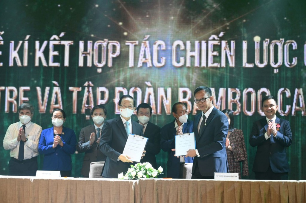 Tập đoàn Bamboo Capital ký kết Biên bản ghi nhớ hợp tác chiến lược với UBND tỉnh Bến Tre