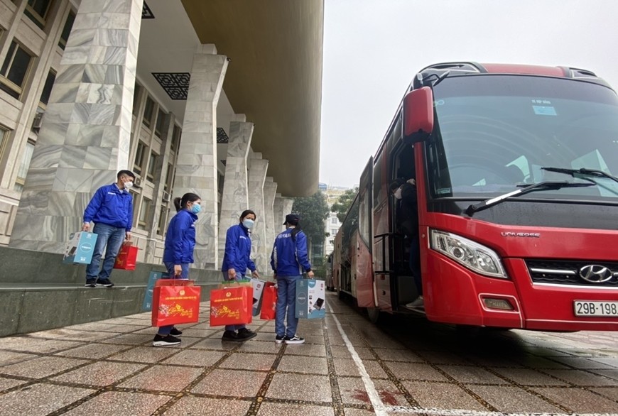 Để công nhân, người lao động đón 