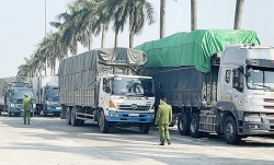 Bắt giữ đoàn xe tải chở 300 tấn hàng hóa nghi nhập lậu đưa về Hà Nội tiêu thụ dịp Tết
