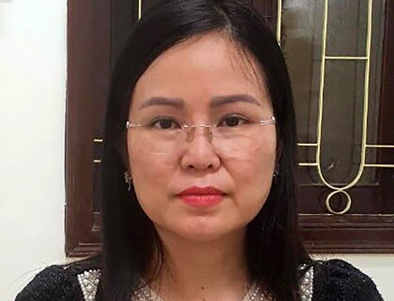 Bị can Nguyễn Thị Hương Lan, Cục trưởng Cục Lãnh sự, Bộ Ngoại giao vừa bị khởi tố tội nhận hối lộ