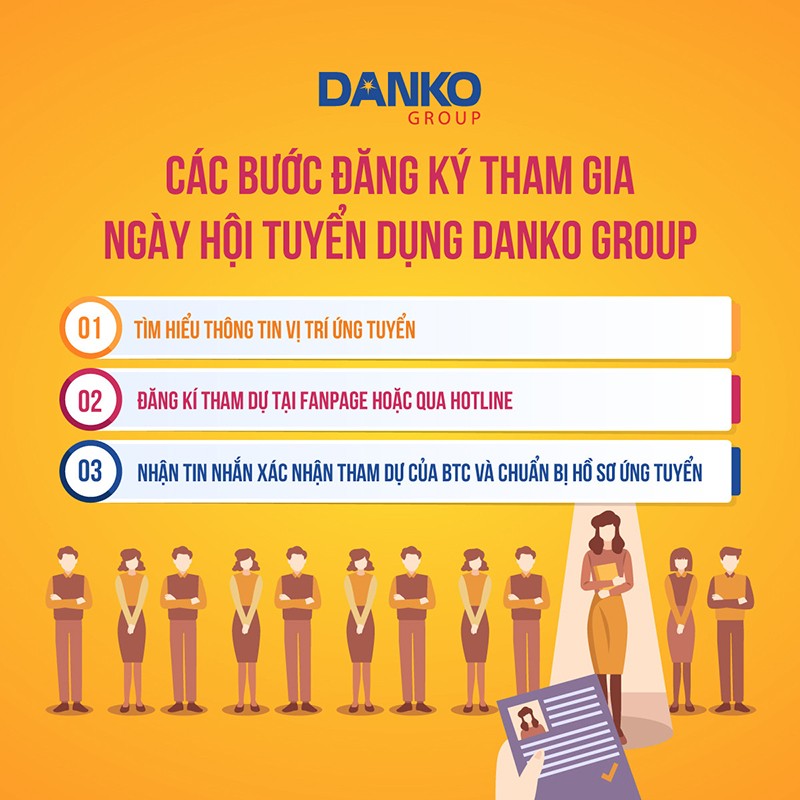 Danko Group tổ chức ngày hội tuyển dụng 2022 tại Hà Nội và Thái Nguyên