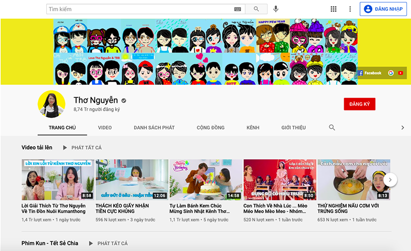 kênh YouTuber Thơ Nguyễn bị cộng đồng mạng phản ứng gay gắt