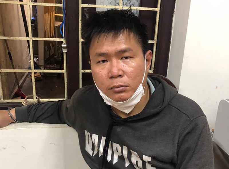Trần Quang Minh bị bắt giữ sau khi gây ra vụ cướp ngân hàng tại Chi nhánh Vietcombank Hạ Long, Quảng Ninh ngày 4/3/2022