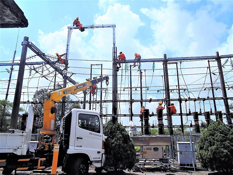 Điện lực Thanh Hoá đầu tư, cải tạo lưới điện 110kV nhằm đảm bảo cung ứng điện trong mùa nắng nóng