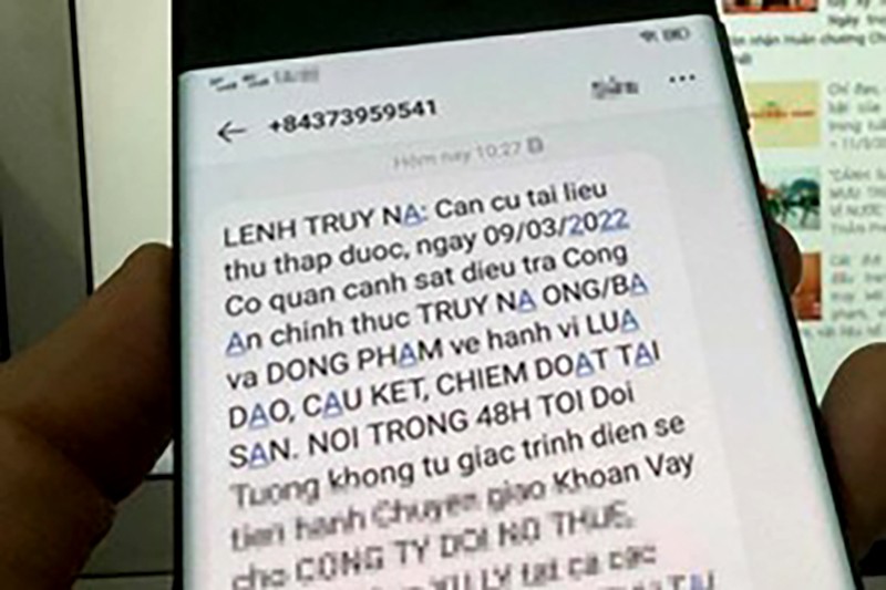 Cách ứng phó với tin nhắn, cuộc gọi đe doạ điều tra để lừa đảo chiếm đoạt tài sản