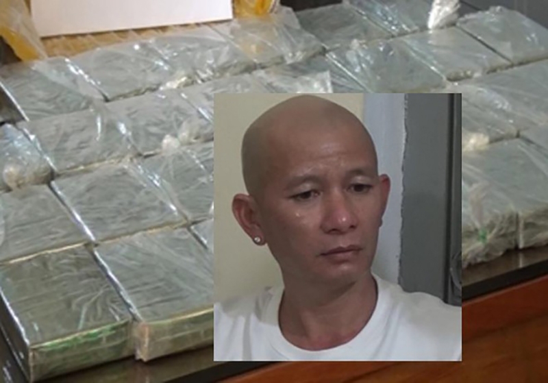 Công an tỉnh Điện Biên bắt quả tang Hà Quang Hiệp cùng 30 bánh heroin