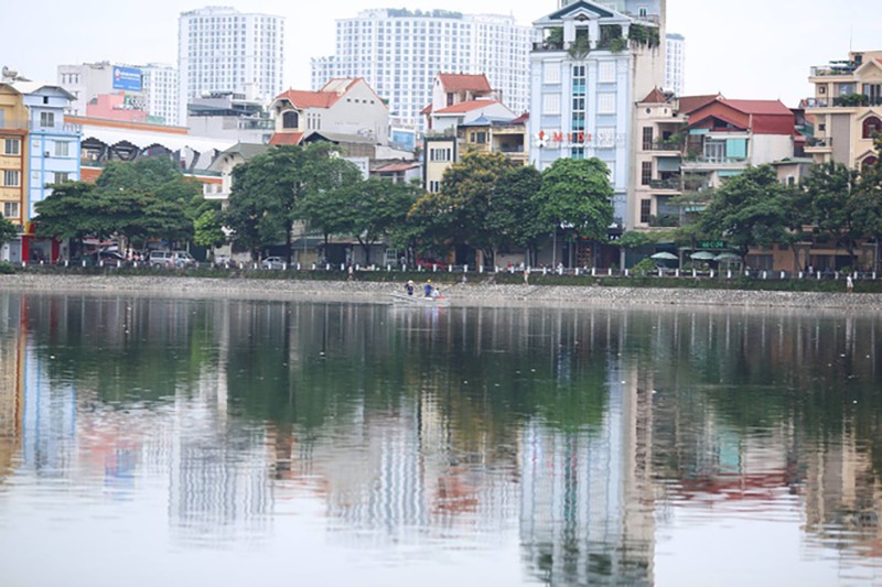 Hồ Hoàng Cầu - nơi người dân phát hiện cần thủ nghi đuối nước tử vong (ảnh minh hoạ)