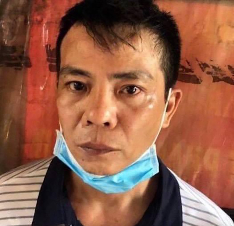 Đối tượng Phạm Quốc Thắng đang trên đường mang ma tuý đi giao cho khách thì bị bắt giữ