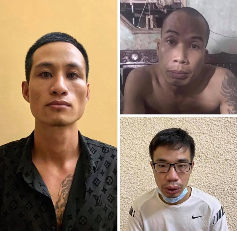 3 đối tượng trong ổ nhóm gây ra vụ cướp giật tài của shipper tại khu đô thị Thanh Hà, huyện Thanh Oai