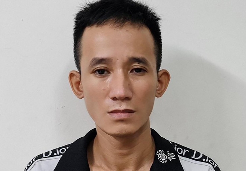 Đối tượng Đinh Việt Cường bị bắt giữ