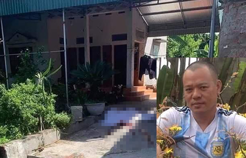 Bị can Đào Văn Thịnh (ảnh nhỏ), kẻ gây ra vụ sát hại 3 người trong gia đình nhà vợ