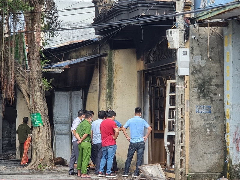 lực lượng chức năng TP Hải Phòng đang tích cực điều tra, làm rõ vụ việc 2 người tử vong trong đám cháy nghi vấn án mạng giết người