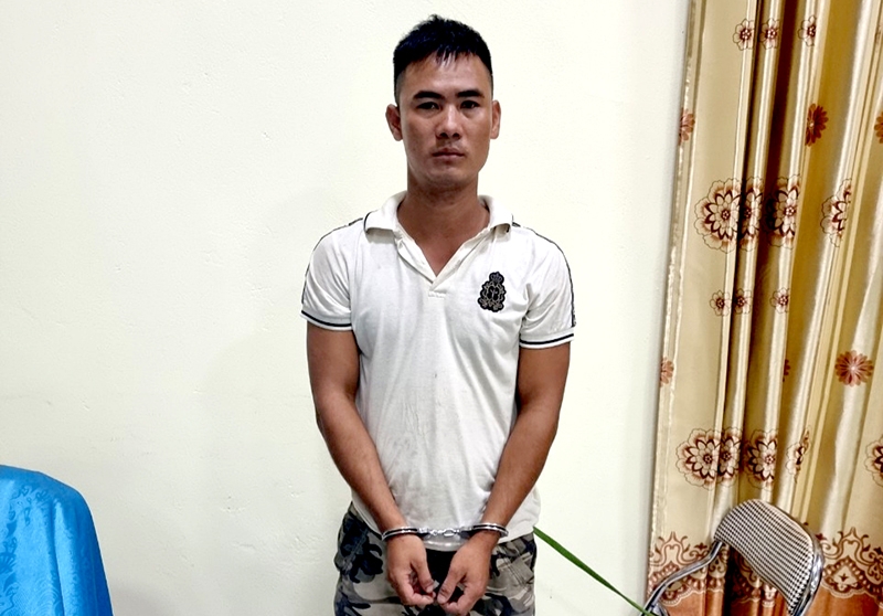 Đối tượng Vương Văn Đoàn bị bắt giữ về hành vi giết người, cướp tài sản