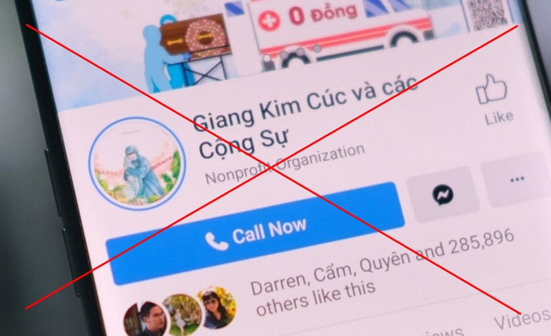 Chủ trang Facebook “Giang Kim Cúc và các cộng sự” bị phạt 10 triệu đồng vì đăng tin giả