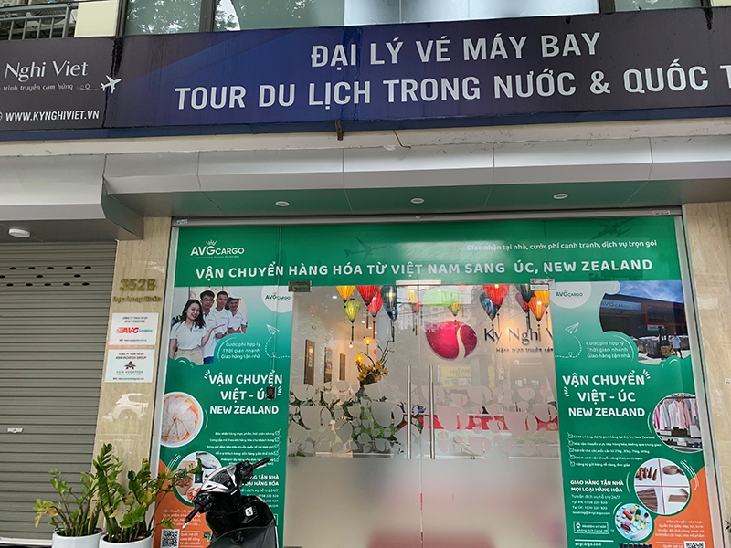 Đại lý vé may bay tour du lịch trong nước và quốc tế có địa chỉ tại 352B Lạc Long Quân (phường Xuân La, quận Tây Hồ) chưa tạo mã quét QR Code