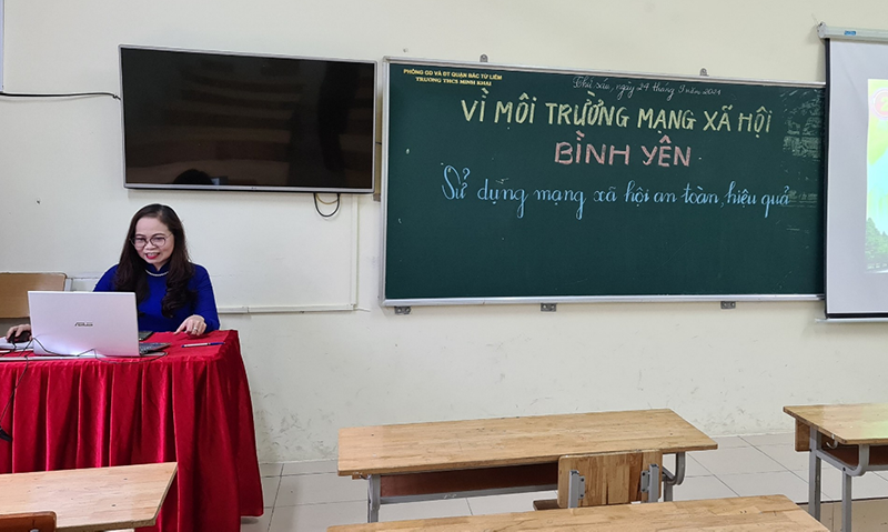 Hiệu quả tích cực của mô hình “Vì môi trường mạng xã hội bình yên”