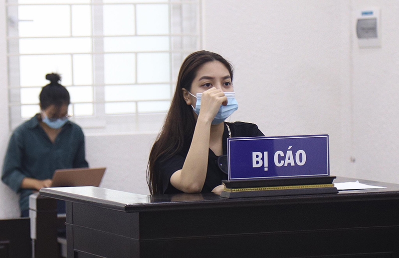 Bị cáo Nguyễn Phương Thảo tại phiên xử phúc thẩm vụ án mua bán dâm ngày 29/9