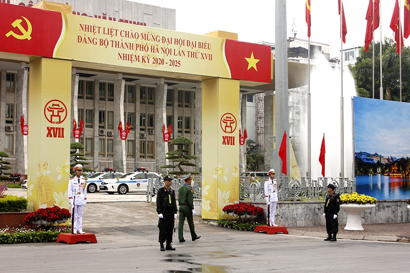 An ninh tại nơi diễn ra Đại hội luôn được bảo đảm tuyệt đối an toàn