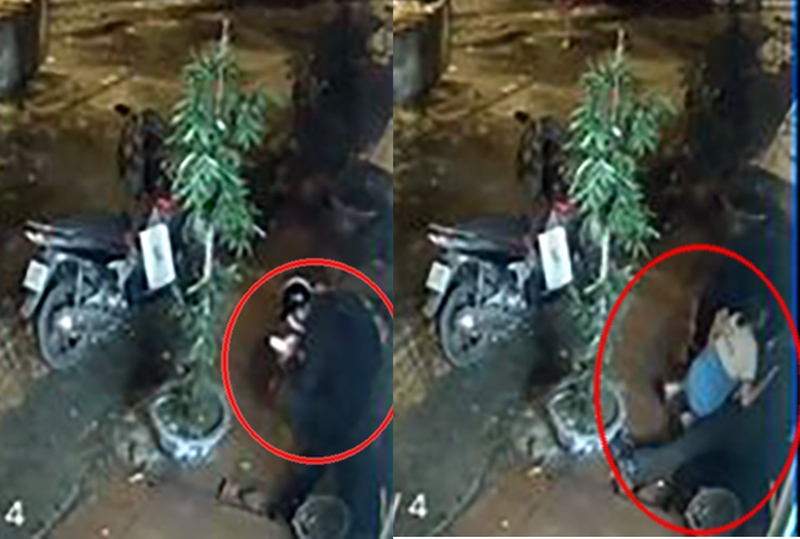 Camera ghi lại hình ảnh nam sinh viên trong lúc đợi bạn đã tử vong, nghi do đạn lạc