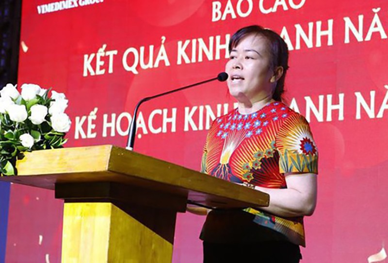 Bà Nguyễn Thị Loan, Chủ tịch HĐQT Công ty Cổ phần Y dược Vimedimex