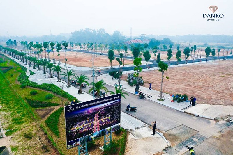 Khu đô thị Danko Avenue đang hoàn thiện cơ sở hạ tầng và cảnh quan