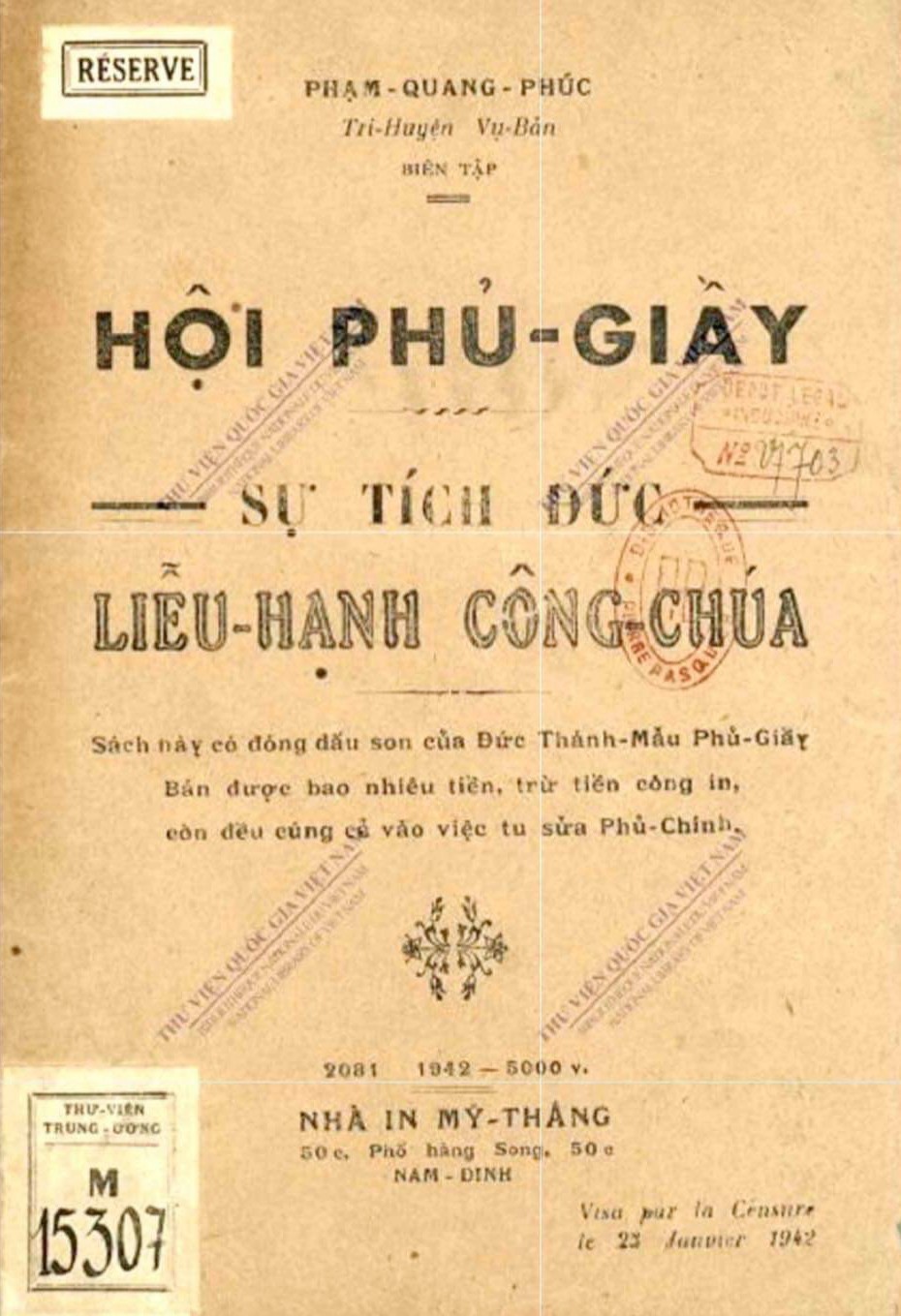 Trả lại đúng tên Phủ Chính - Phủ Tiên Hương cho di tích Phủ Dầy