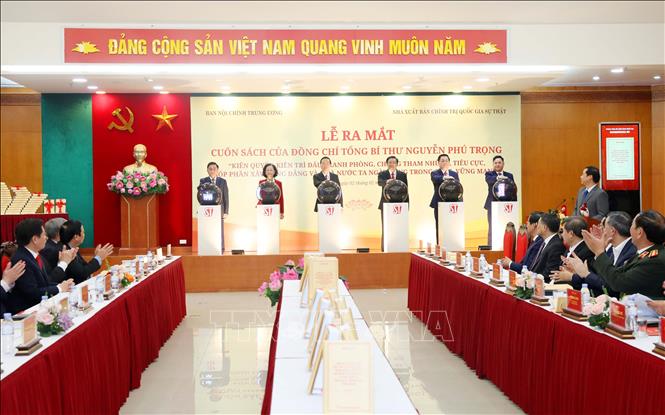 Lễ ra mắt cuốn sách của Tổng Bí thư về phòng, chống tham nhũng, tiêu cực