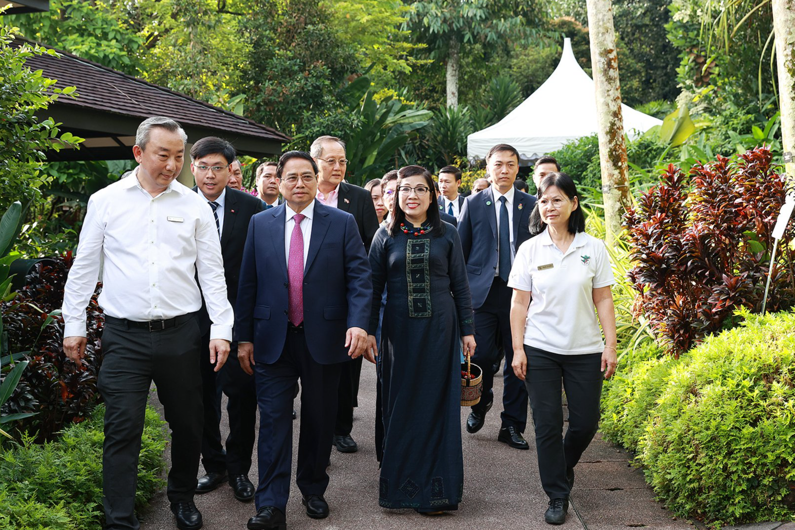 Singapore định danh loài lan mới theo tên Thủ tướng Phạm Minh Chính và Phu nhân