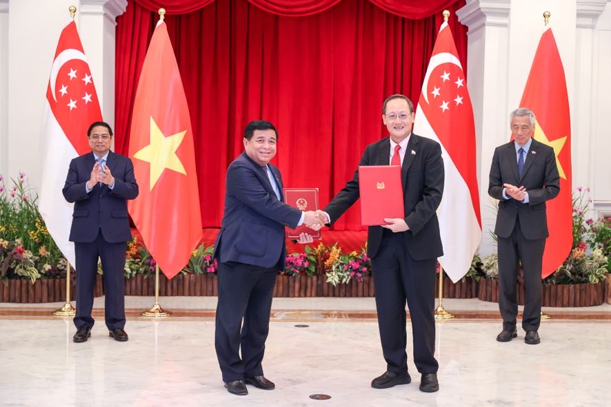 Việt Nam và Singapore thiết lập Quan hệ Đối tác kinh tế số, kinh tế xanh