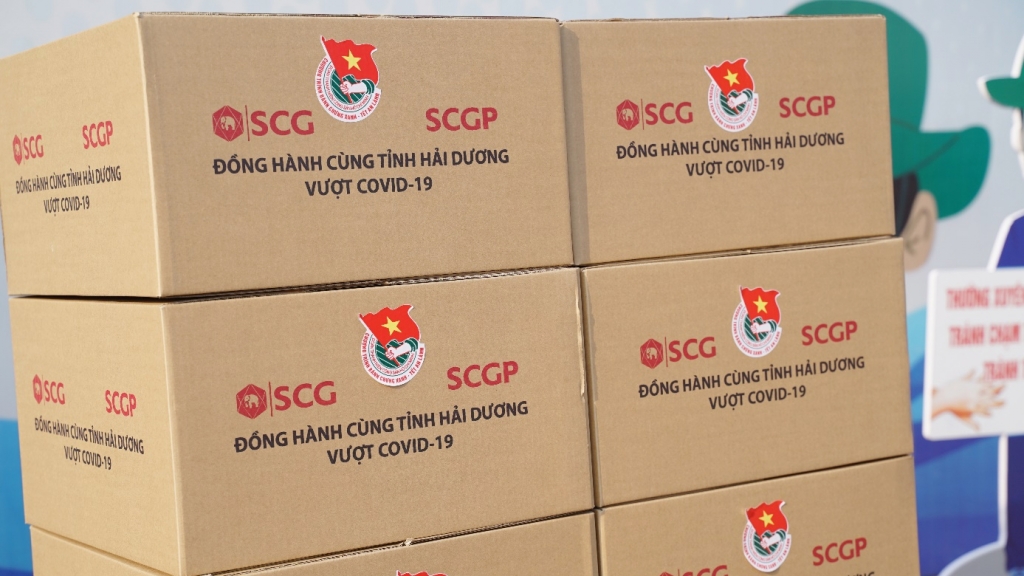 Những chiếc thùng giấy của SCGP được làm từ vật liệu chất lượng cao sẽ hỗ trợ người dân địa phương trong công tác hậu cần