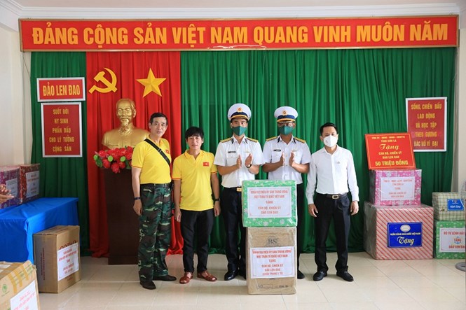 Đoàn công tác Ủy ban Trung ương MTTQ Việt Nam kết thúc tốt đẹp chuyến công tác tại huyện đảo Trường Sa