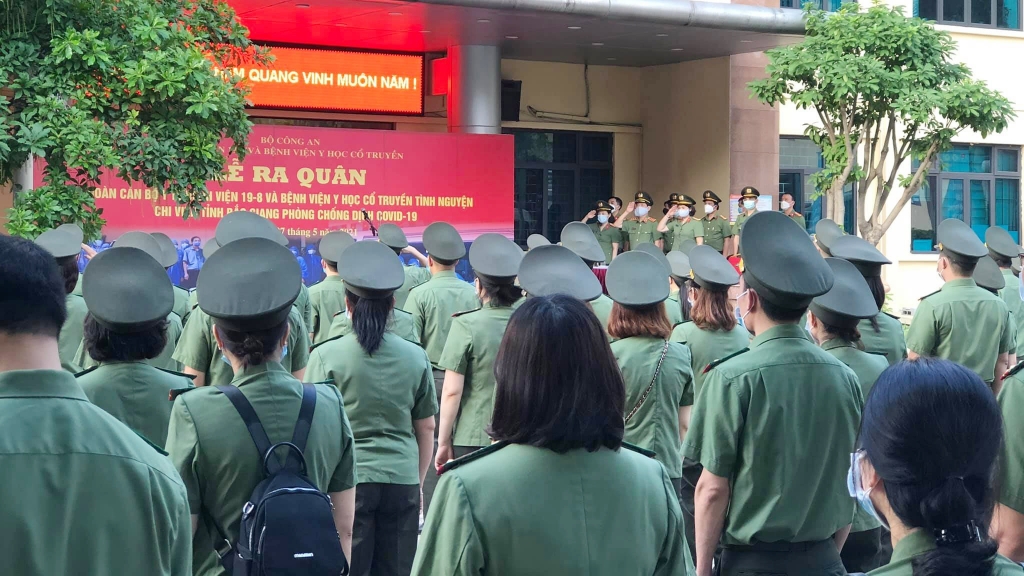 166 y, bác sĩ Công an Nhân dân xuất quân chi viện Bắc Giang