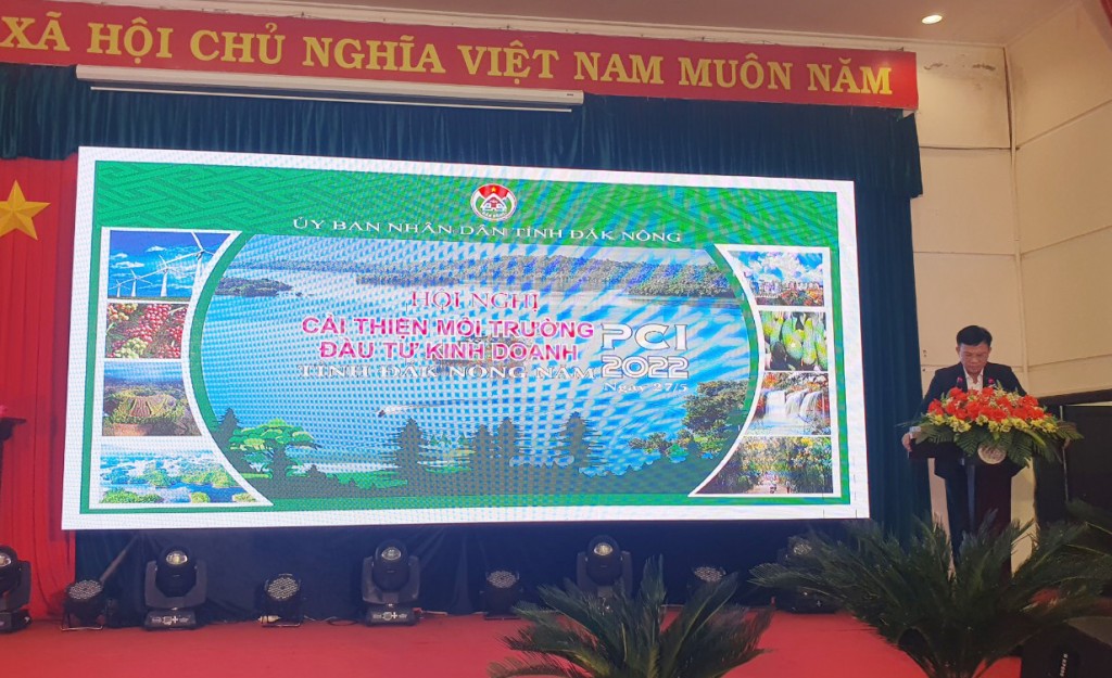 Đắk Nông tổ chức hội nghị cải thiện môi trường đầu tư 2022