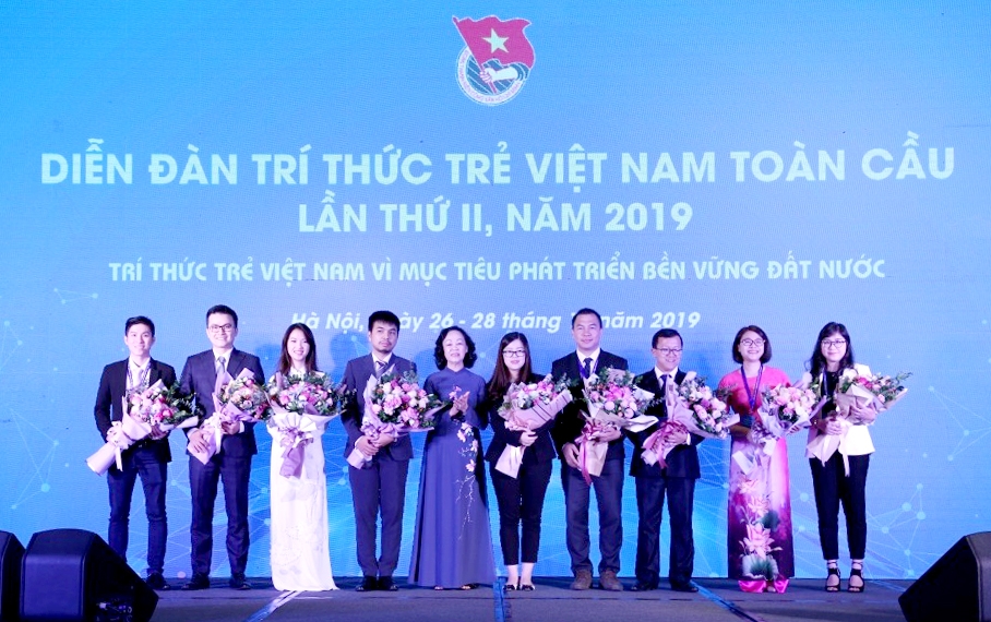 Các đại biểu dự Diễn đàn Trí thức trẻ Việt Nam toàn cầu năm 2019