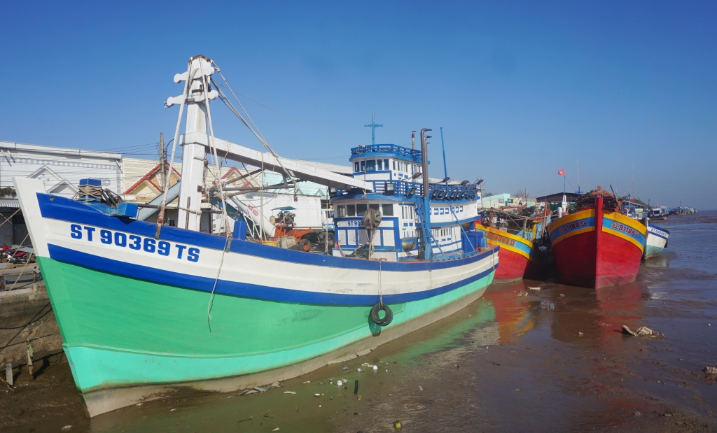 Huyện Trần Đề có đội tàu cá lớn nhất tỉnh Sóc Trăng