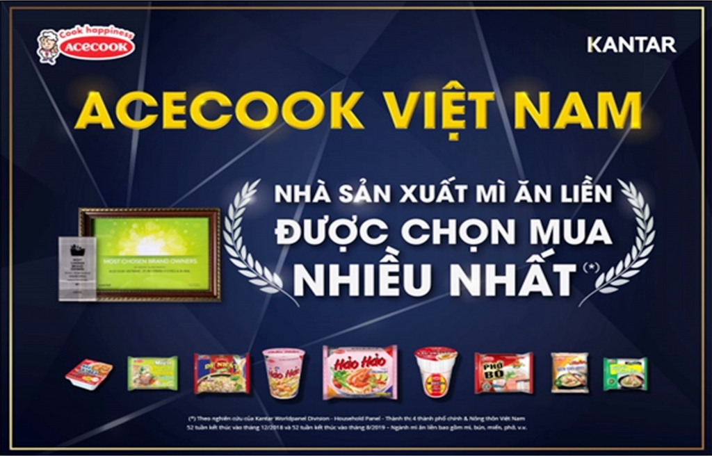 Hảo Hảo - Thương hiệu mì ăn liền được chọn mua nhiều nhất trong 8 năm liền