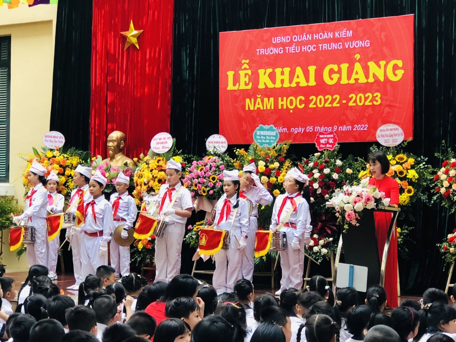 Niềm vui ngày khai trường năm học 2022-2023 của cán bộ, giáo viên, nhân viên và học sinh trường ...