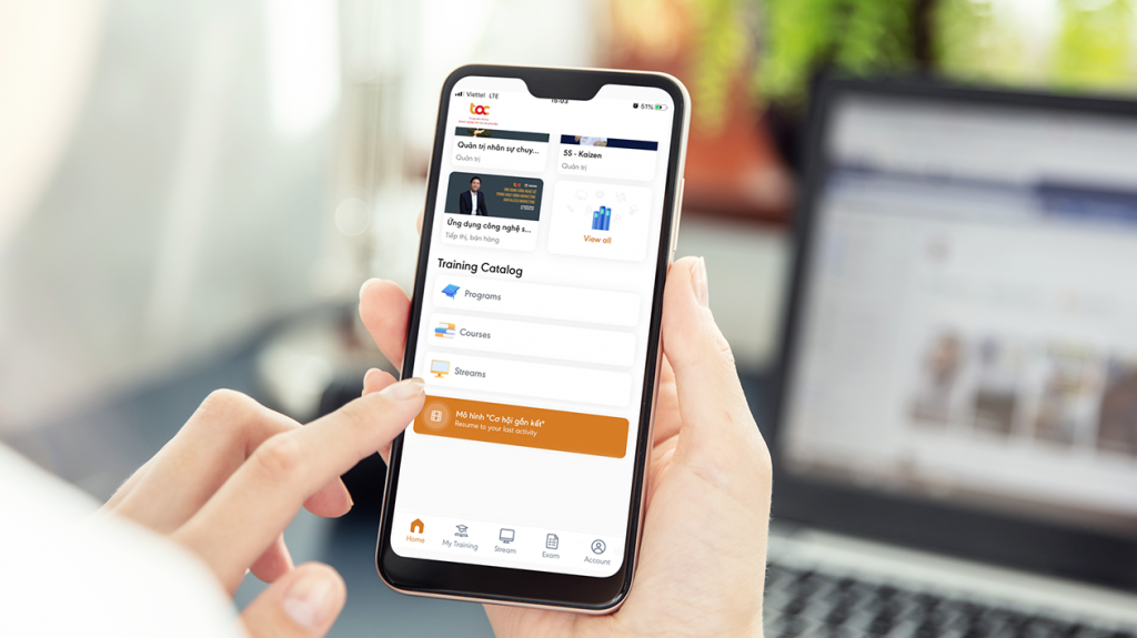 TAC Everlearn cung cấp trải nghiệm học tập trực tuyến dễ dàng trên Smartphone