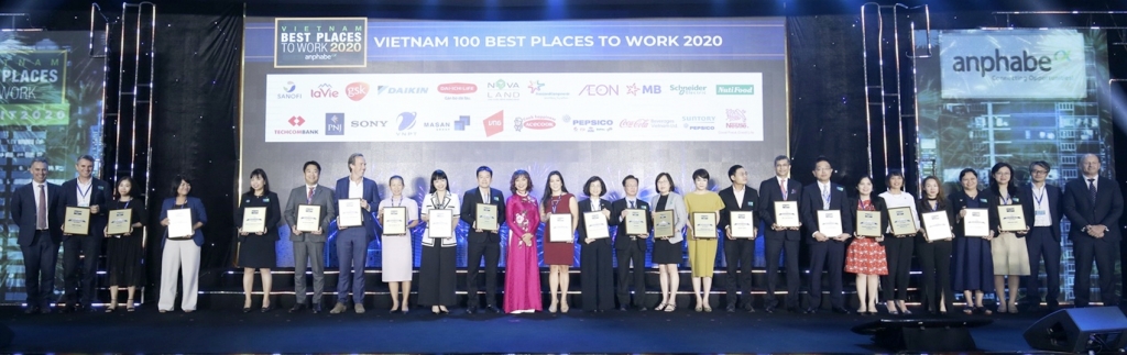 Acecook Việt Nam thuộc Top 10 doanh nghiệp tiêu biểu có nguồn nhân lực hạnh phúc 2020 và Top 15 nơi làm việc tốt nhất Việt Nam