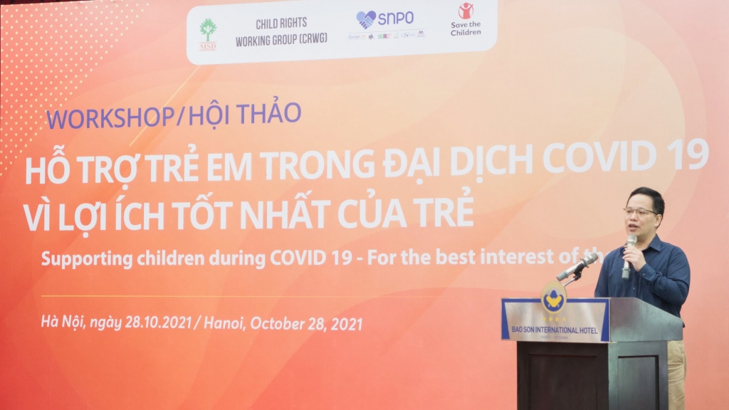 Ông Lê Ngọc Bảo, đồng chủ tịch Nhóm công tác về quyền trẻ em (CRWG)