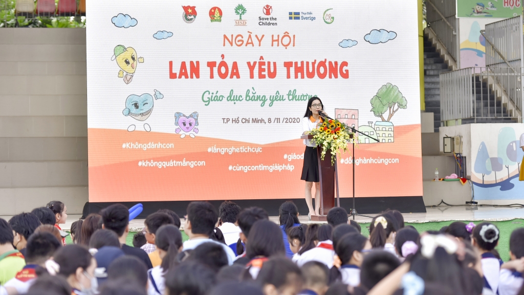 Bà Trần Vân Anh - Giám đốc Chương trình Viện MSD chia sẻ thông điệp ngày hội