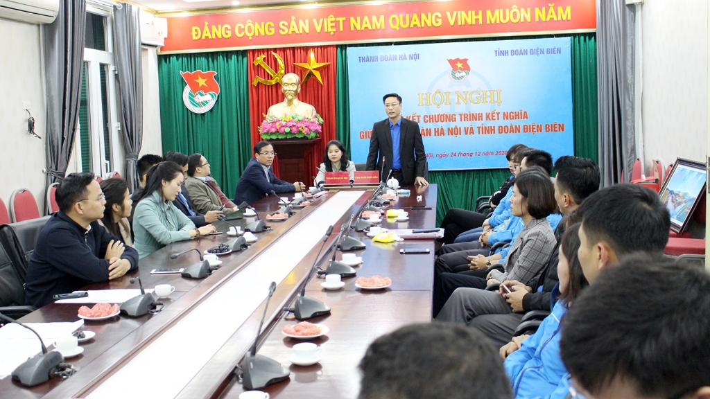 Thành đoàn Hà Nội ký kết chương trình kết nghĩa với Tỉnh đoàn Điện Biên