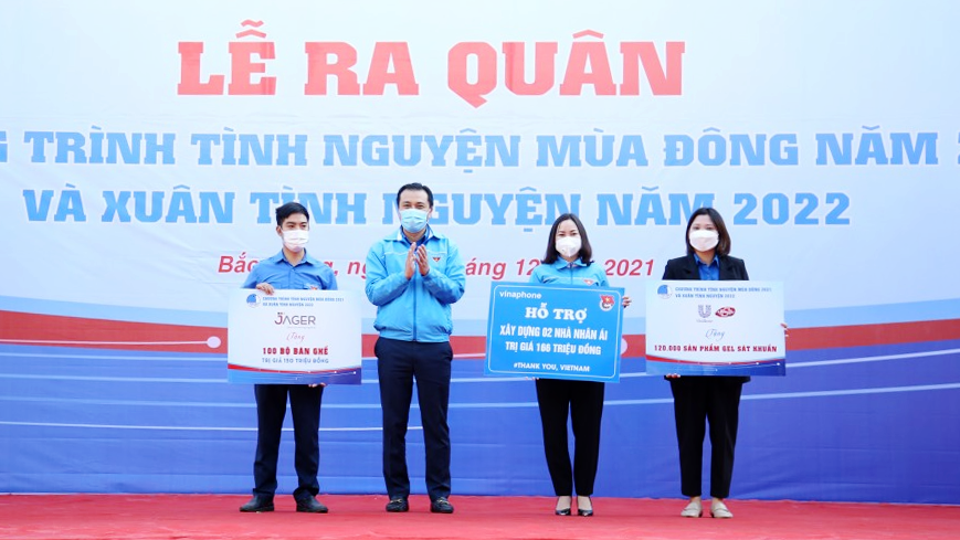 Ra quân tình nguyện mùa Đông năm 2021 và Xuân tình nguyện 2022