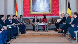Thủ tướng Chính phủ Phạm Minh Chính hội kiến Chủ tịch Thượng viện Bỉ Stephanie D’Hose