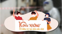 10 điều "không" - F0 điều trị tại nhà cần nhớ