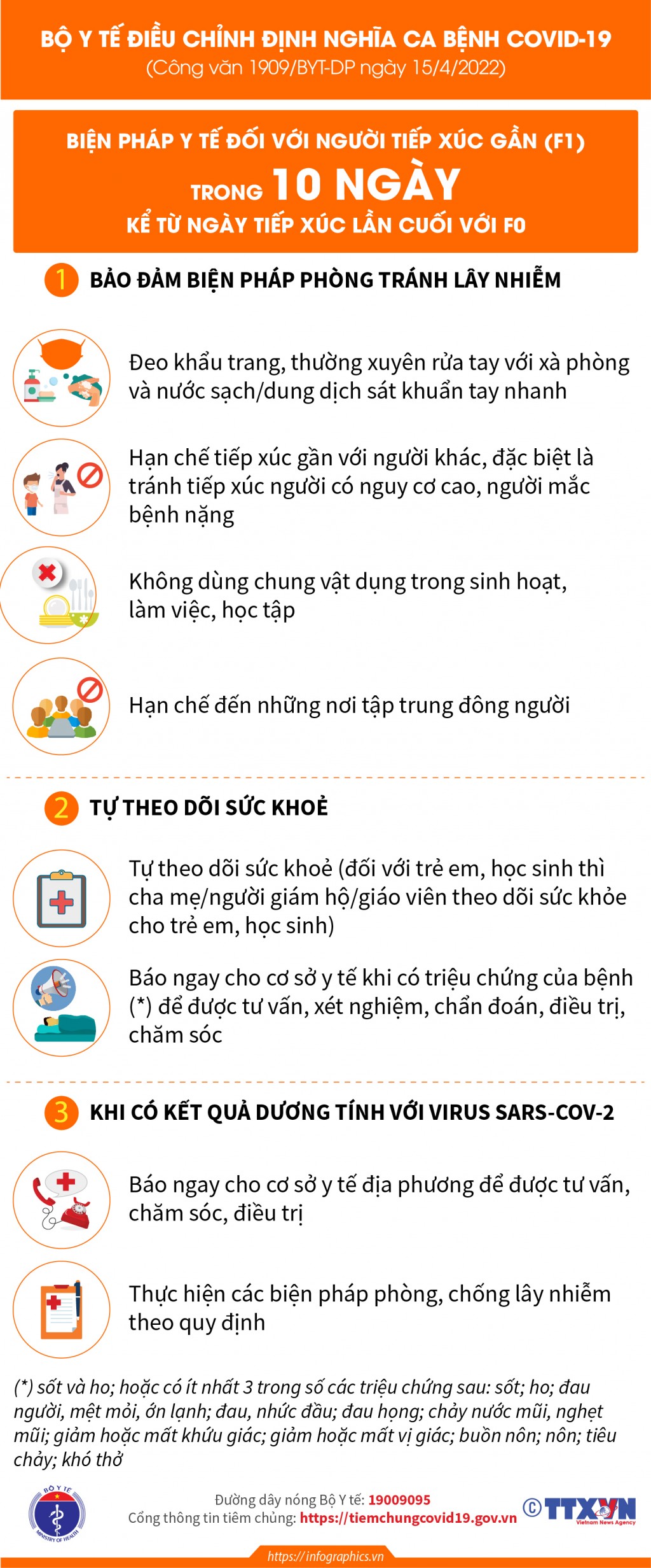 Bộ Y tế điều chỉnh định nghĩa ca bệnh COVID-19: F1 không phải cách ly